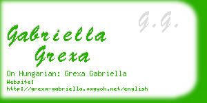 gabriella grexa business card